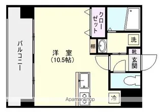 グランステージ高麗【5階】の間取り