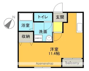 ハートフル アイランド【3階】の間取り