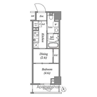 ARKMARK水天宮前Ⅰ【2階】の間取り