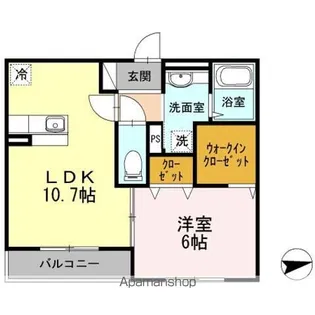ブランノワール目白【2階】の間取り