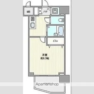 フェニックス西新宿弐番館【2階】の間取り