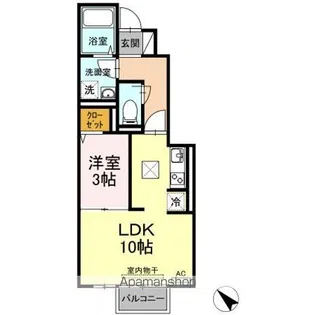 ベルタ7【1階】の間取り