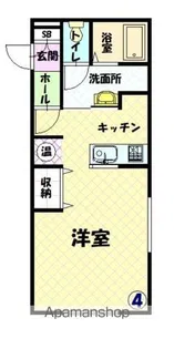 BLUE BLUE【204号室】の間取り