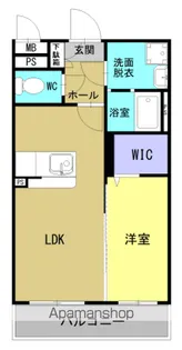 フルール【203号室】の間取り