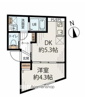 コンフォートわせだ【1階】の間取り