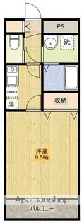 シャン・ミリュー若葉【3階】の間取り