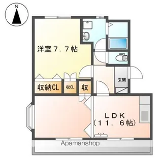 エメラルド・ノービレⅢ【2階】の間取り