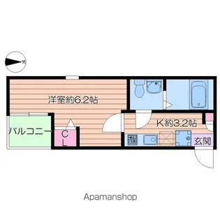 フォレスティエール【2階】の間取り