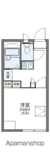レオパレス北条口【1階】の間取り