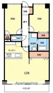 長野県松本市笹部1丁目【マンション】の間取り