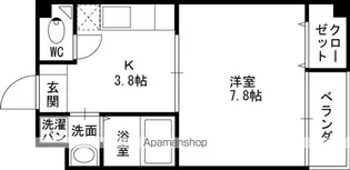 PALCOURT片鉾本町【3階】の間取り