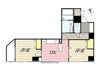 アリエスヨコハマ【3階】の間取り