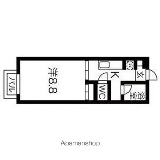 ルミエール荒巻中央【1階】の間取り