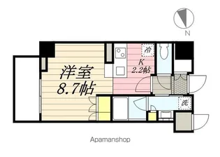WASEDA APARTMENT【7階】の間取り
