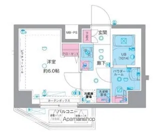 エストゥルース横浜吉野町Ⅱ【1階】の間取り