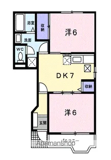 シュベリュール【1階】の間取り