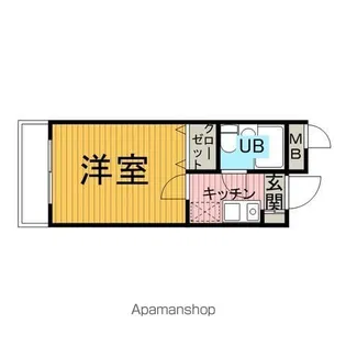 シティ玉川学園【406号室】の間取り