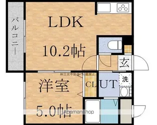 ル・ファール二十四軒Ⅱ【4階】の間取り
