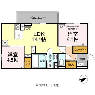 ステラヒルズ【1階】の間取り