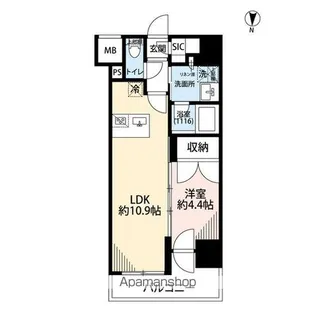 プレール・ドゥーク亀戸Ⅵ【4階】の間取り