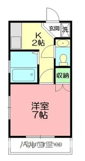 ファミール湘南【1階】の間取り