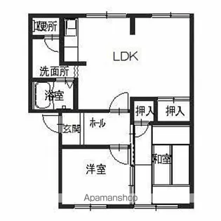 フレグランス曽屋【102号室】の間取り