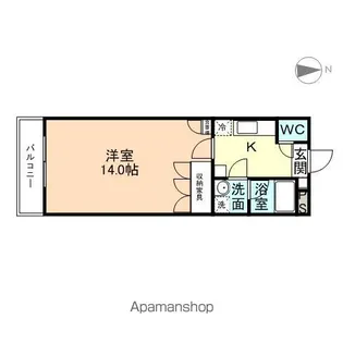グランヴィア黒瀬【3階】の間取り