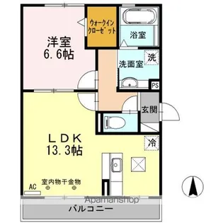 メゾン SOIEⅡ【1階】の間取り