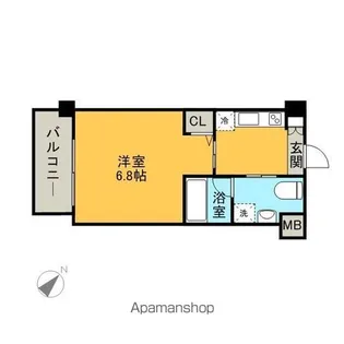 グランドシャルマン博多駅前【3階】の間取り