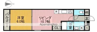 フォレスト2001【1001号室】の間取り