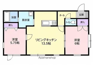 サークルファイブⅡ【201号室】の間取り