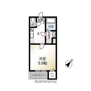 MQUARTO柏【3階】の間取り