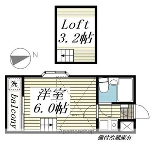 ジュネパレス新検見川第01【2階】の間取り