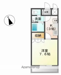 メゾン・ド・オリーブ【1階】の間取り