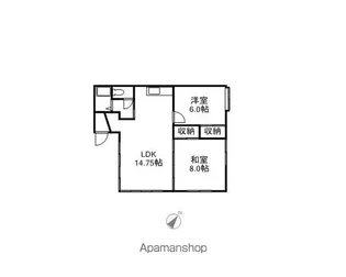 あけぼのコーポレーションⅠ【102号室】の間取り