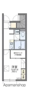 レオパレスフーズフーⅡ【103号室】の間取り