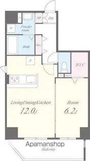 TSII【5階】の間取り