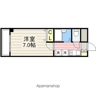 ボア稲毛台【202号室号室】の間取り