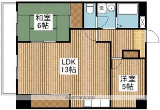 アーデル天神尾【301号室】の間取り