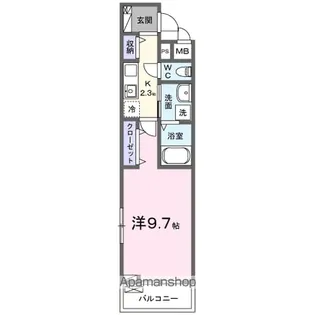 アルティザン【2階】の間取り