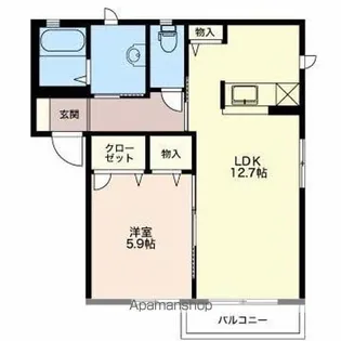 スカリエッティ【1階】の間取り