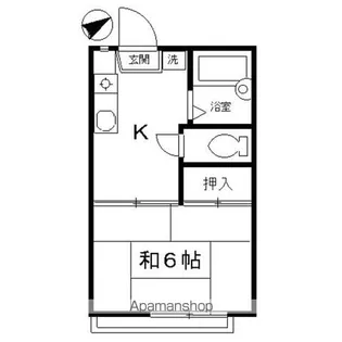 シェモア馬込【2階】の間取り