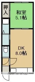 ハイツフェリカ【205号室】の間取り