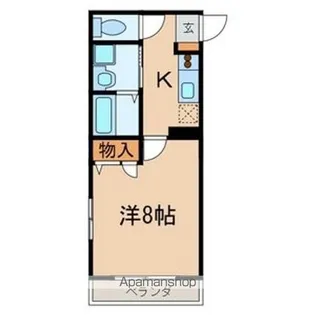 メゾンテラツ【2階】の間取り