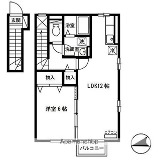 グランモア手形【2階】の間取り