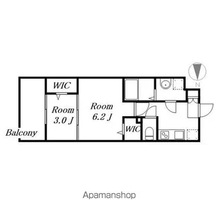 エスリード栄エステージ【3階】の間取り