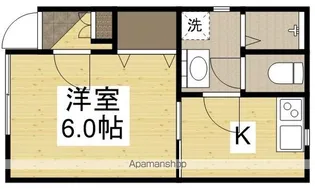 パスティア新倉敷【101号室】の間取り