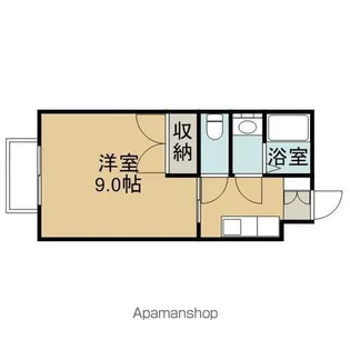 1Kの間取り画像