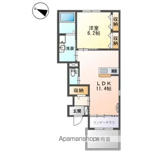 レジディア【1階】の間取り