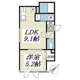 アビシニアン【2階】の間取り